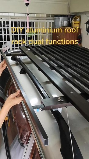 DIY Dual Function Aluminium Roof Rack for Van Life Enthusiasts