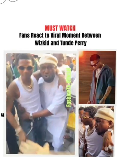 Wizkid and Tunde Perry's Heartwarming Moment Online