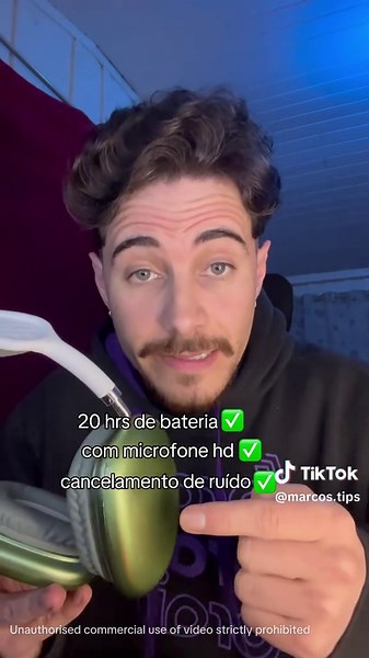 Fone de Ouvido Bluetooth com Cancelamento de Ruído