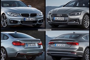 Photo Comparison: BMW 4 Series Gran Coupe vs Audi A5 Sportback