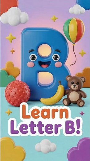 Alphabet B Learning for Kids | Bb Sound | Balls Are Bouncing | Phonics for Toddlers | Bright Bees