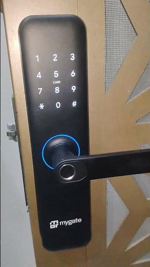 smart door lock my gate SE lock #demo #digitallock #installation #Wi-Fi #doorsensor #shorts #viral