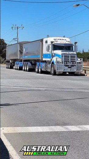 Mack Super-Liner grain truck at Outer Harbor.