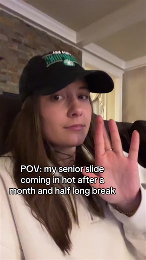 Think it’s safe to say this “senior” slide came in wayyy before senior year