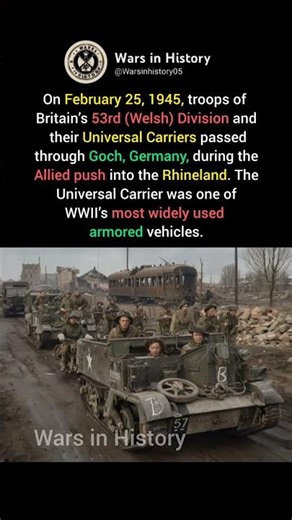 53rd (Welsh) Division Advances Through Germany | February 1945 #ww2