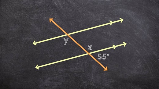 Using parallel lines to solve for X and Y