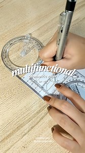 🤎🌻💫 useful geometric ruler~ #inkbycate #geometricruler | Ink by Cate