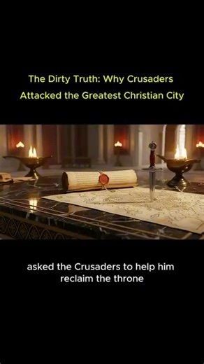 Why Crusaders Attacked the Greatest Christian City? #constantinople #crusaders #history #venice