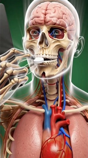 How a Tablet Works in Your Body| Medical Animation #shortsfeed #shorts #viralshorts #webmd #anatomy