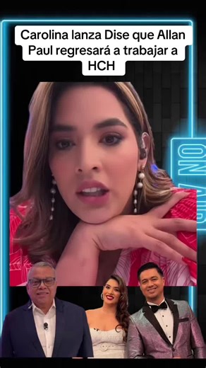 Carolina Lanza Habla Sobre Allan Paul y su Regreso a HCH