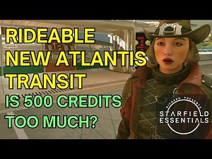 Starfield Mod Review - Rideable New Atlantis Transit