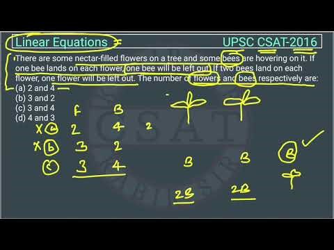 Upsc Csat 2016 Number System, There are some nectar-filled flowers on a tree and some bees are