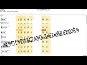 How To Fix COM Surrogate High CPU Usage Malware In Windows 10