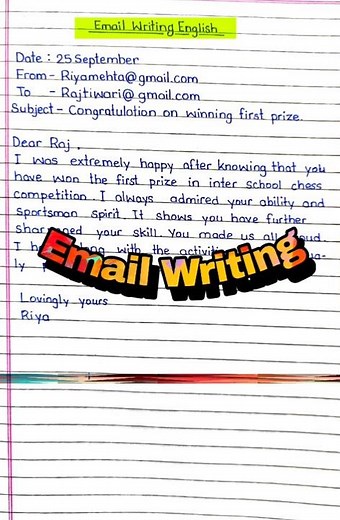 How to write an email in English / Email writing English grammar / Simple easy #emailwriting