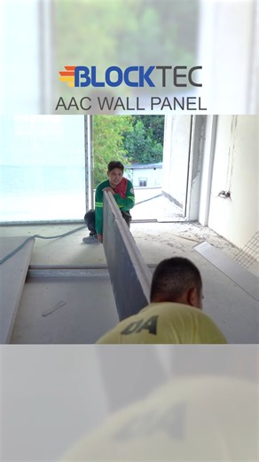 Now you have more speed and power to build your projects! Upgrade to Blocktec AAC Wall Panel! #aacwallpanel #wallpanels #construction | Blocktec