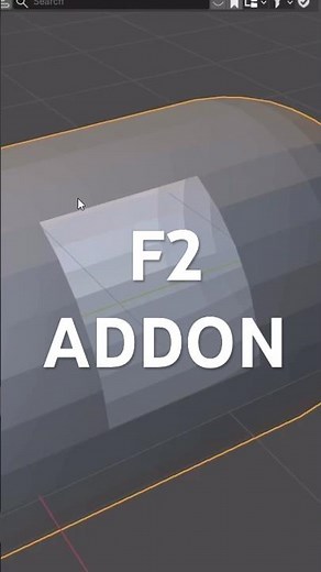 Discovering the F2 Add on in blender #blendertips #blendertrick #blenderaddons