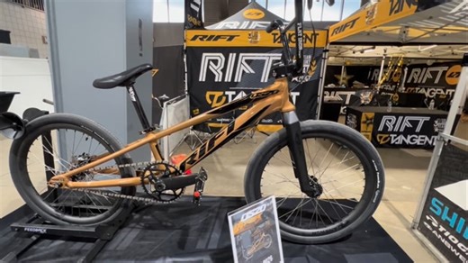 bmxultra on Instagram: "Rich from Tangent took the time to show us his new OS20. The frame is due for release mid 2026. He had it built up and on display at the Grands. Of course the Dozer had to take it for a spin. @rp_tangent @tangentproducts"