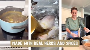 EZ Bombs Garlic Rosemary Brine Bomb Seasoning with Finishing Rub, Pack of 1 – All-in-One Turkey Brine Kit for Juicy, Flavorful Meat – Perfect for Turkey, Chicken, Pork, and Beef – Brines Up to 20 lbs