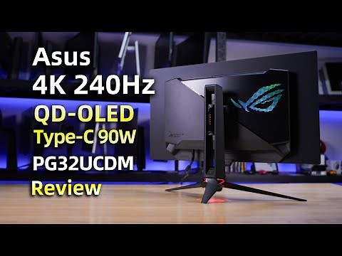 Asus 4K 240Hz QD-OLED GamingMonitor PG32UCDM Revew