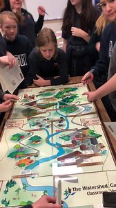 Today ASH 6th graders played the Watershed Game. This is an interactive game that helps us understand the connection between land use and water quality. We learned how a variety of land uses impact water and natural resources, increased our knowledge of best practices and learned how our choices can prevent adverse impacts. We applied action plans, practices, and policies that help achieve a water quality goal for our watershed. | Academy of the Sacred Heart