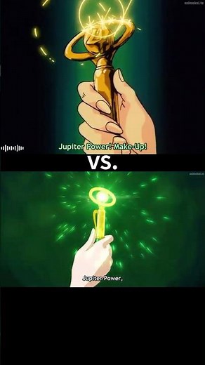Jupiter Classic vs. Crystal Transformation #sailormoon #sailormooncrystal #comparison