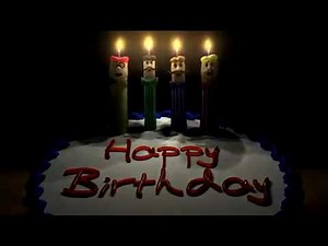 Happy Birthday to You - candle singing