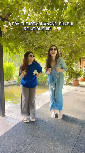 Anam Darbar on Instagram: "tag your bhabhi/nanand 😜 #sisterinlaw #trending"