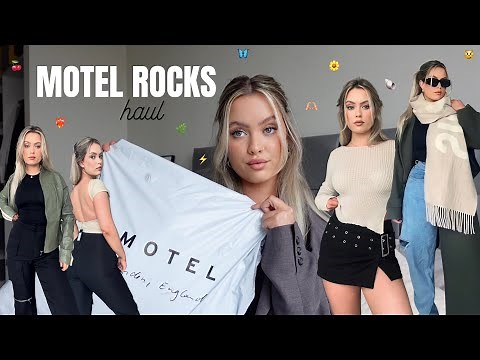 HUGE NEW IN MOTEL ROCKS TRY-ON HAUL!! | the most UNREAL neutral pieces ever + DISCOUNT code xx