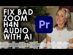 Fix Bad Audio in Premiere Pro with AI | Clean Up H4N Audio & Remove Background Noise For Podcasters