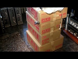 vintage akai setup from 1982 unboxing, the oldest unboxing video on youtube