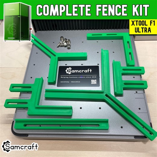 Xtool F1 Ultra Fence Kit: Laser Jig & Guide Rail Set - Etsy