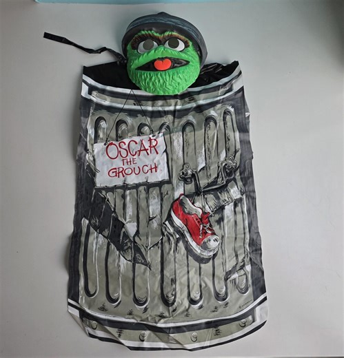 1979 Muppets Inc. Ben Cooper Mask Oscar the Grouch Halloween Costume Mask and Outfit Size SIZE 3-5 No Box Vintage Sesame Street - Etsy Australia