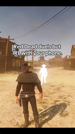 Quick Draw IRL duel ⚡️ #rdr #rdr2
