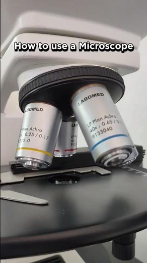 How to use a MICROSCOPE for beginners 🔬 | How to learn microscopy