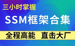 SSM框架全套视频-Spring+SpringMVC+springboot+MyBatis_最新完整教程IDEA版通俗易懂