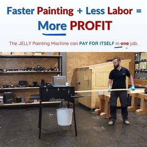 Unlock Unmatched Efficiency in Painting with the Jelly Painting Machine! | Timber Frame HQ