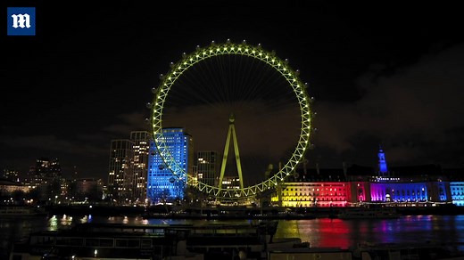 NHS and BLM honoured in pre-recorded NYE London Eye light show