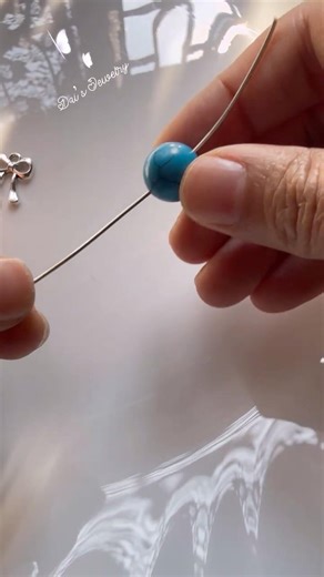 Like a globe🌎 wire wrap earring #shorts #viral #shortvideos #jewelry #shortsviral #earrings #diy