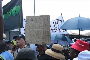 Gatvol! Town’s residents unite against lack of service delivery