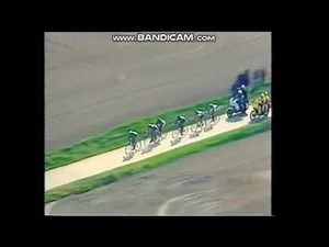 Franco Ballerini sacré pour la première fois sur Paris Roubaix en 1995