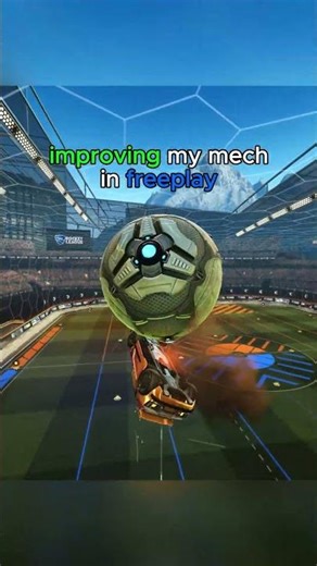 Training triple pop reset 😈 #rocketleague