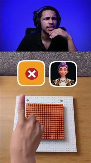 Desenhando a Rumi do Filme K-Pop no Cubo Mágico 🩷🎤✍️