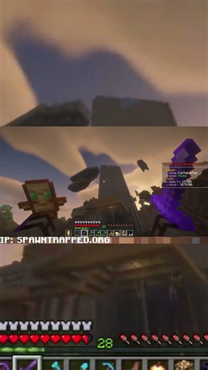 Is It Trapped? D: #minecraft #minecraftpvp #minecraftbuilding #minecraftsmp