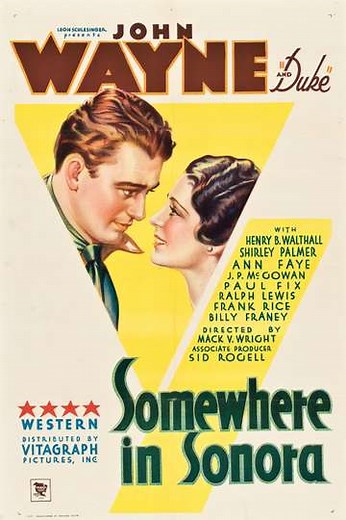 Somewhere in Sonora (1933) - Movie