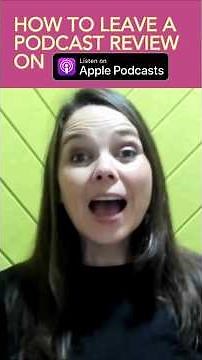 How to Leave a Review on Apple Podcasts