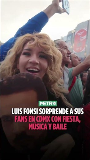 Luis Fonsi surprises fans in Mexico City with a show that combined party, music and dancing