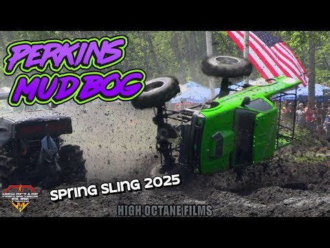PERKINS MUD BOG SPRING SLING 2025 🇺🇸 THE BIGGEST BADDEST BACKYARD MUD BOG IN THE COUNTRY