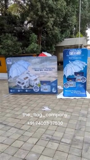 The Flag Company on Instagram: "The Backdrop & Standee combination creates a strong and professional brand presence at any event. The backdrop delivers large-scale visibility and sets the stage, while the standee communicates key messages up close. Together, they form a cohesive, eye-catching display that’s easy to install, portable, and fully customizable with your branding. Perfect for creating impact in limited space while maintaining a premium look. ✅ Ideal For: • Exhibitions & trade shows •