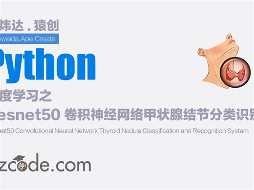 深度学习之基于Resnet50卷积神经网络甲状腺结节分类识别系统(PyQt5界面+数据集+训练代码)