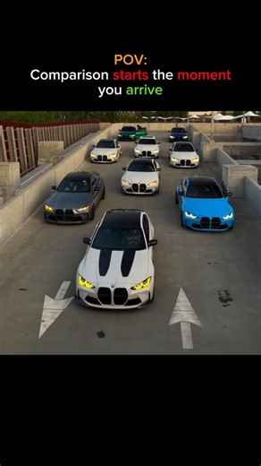 "Comparison starts the moment you arrive 😏🔥" #bmw #bmwm5 #bmwm4 #millionaire #viral #shorts